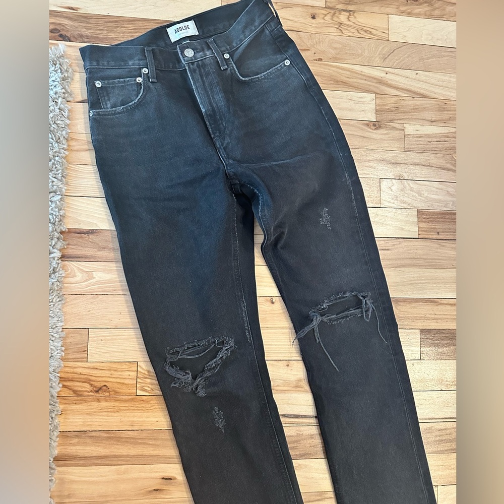 AGOLDE HIGH RISE JEANS - Picture 5 of 6